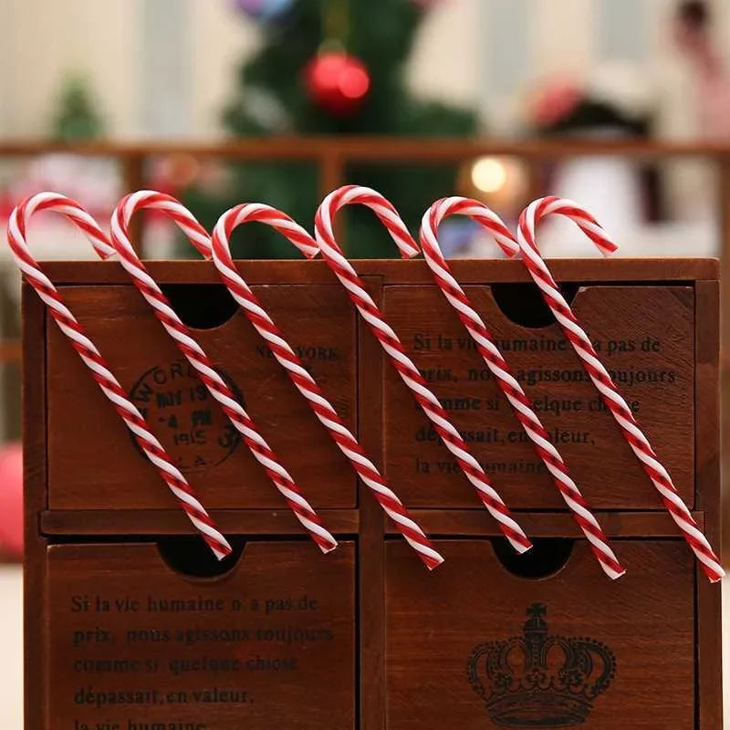 Kerst Zuurstokken – Set van 10 of 20 Kerstboom Hangers van 15 cm