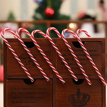 Kerst Zuurstokken – Set van 10 of 20 Kerstboom Hangers van 15 cm