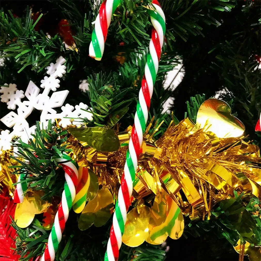 Kerst Zuurstokken – Set van 10 of 20 Kerstboom Hangers van 15 cm