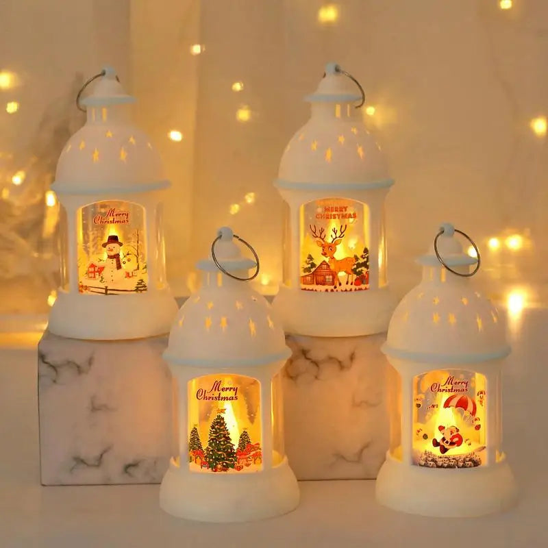 SantaGlow - LED-lampen met kerstmanmotief voor een feestelijke en gezellige kerstsfeer