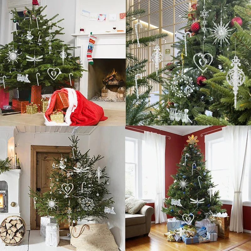 Sneeuwster Decoratieve Kersthanger voor Kerstboom en Feestdagen