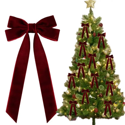 Kerststrikken – Set van 12 Decoratieve Strikken voor de Kerstboom