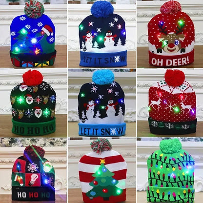 Feestlicht LED Kerstmuts – Feestelijke Muts met Verlichting