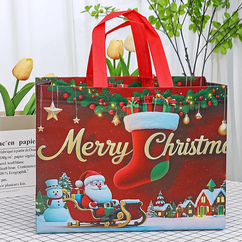 Kerstella – Herbruikbare Kerst Cadeautas 32x17x25 cm