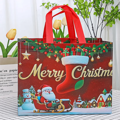 Kerstella – Herbruikbare Kerst Cadeautas 32x17x25 cm