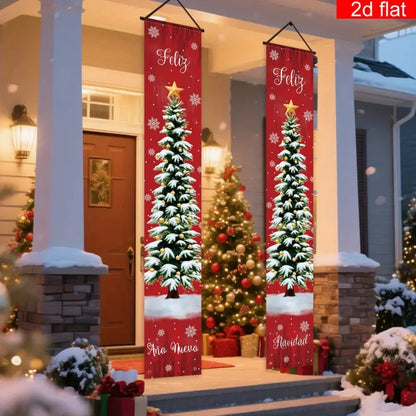 Kerstdecoratie Buiten – Feestelijke Hangdecoratie voor Tuin en Entree