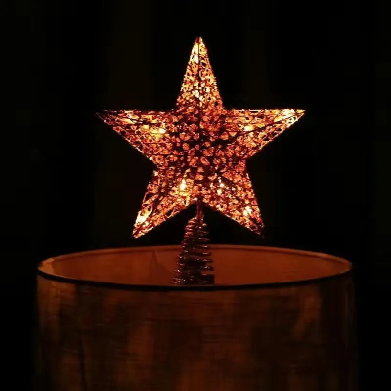 Kerstboom Stertop – Spiraalvormige LED Boomtop met Warm Licht