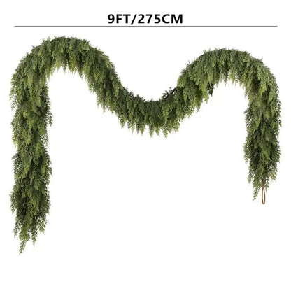 Wintergroen – Kunstkerstslinger van 275 cm voor Feestelijke Decoratie