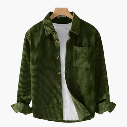 Michael – Heren Corduroy Overhemd met Knopen