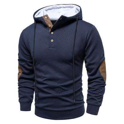 Herenhoodie Daanrik met Relaxte Pasvorm en Moderne Streetwearstijl