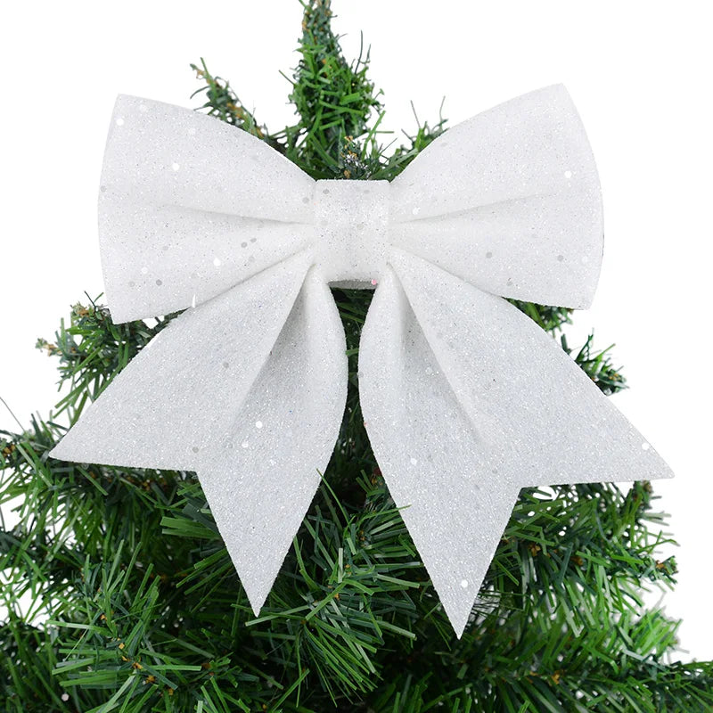 Glittersiera – Kerststrik 21 cm voor Kerstboom en Feestdecoratie