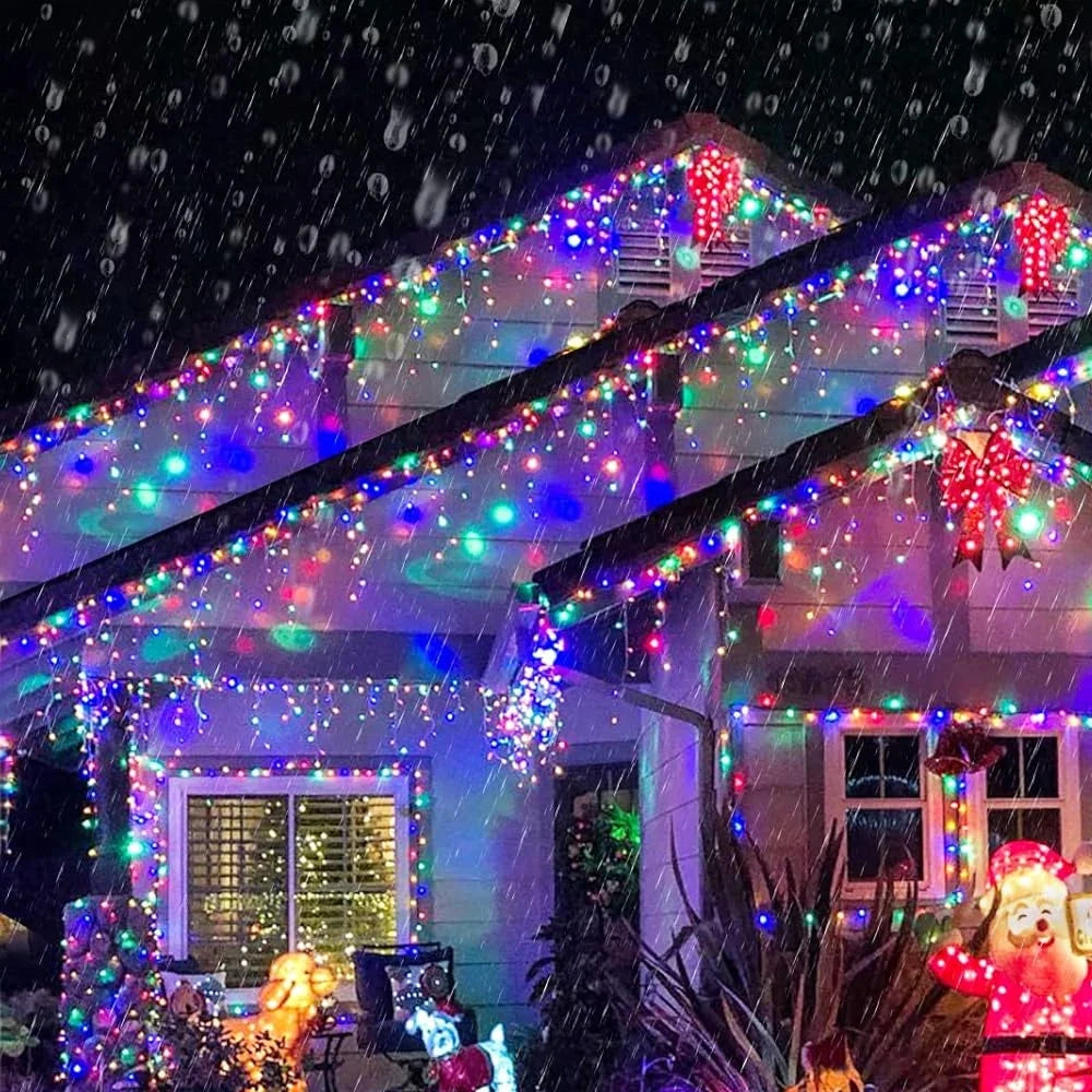 IJslicht Aurora – LED IJspegel Kerstverlichting 20 m met 480 LED's