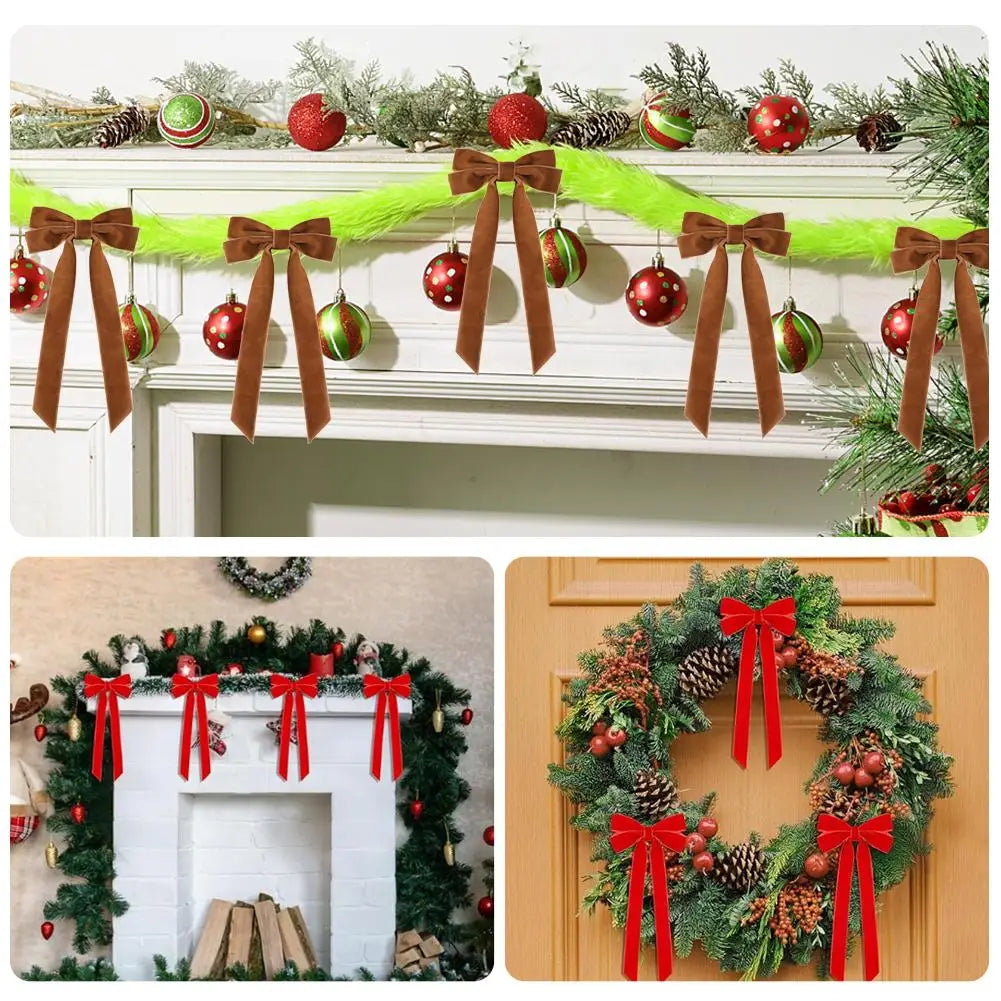Kerststrikken – Set van 12 Decoratieve Strikken voor de Kerstboom