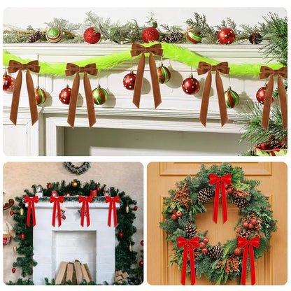 Kerststrikken – Set van 12 Decoratieve Strikken voor de Kerstboom