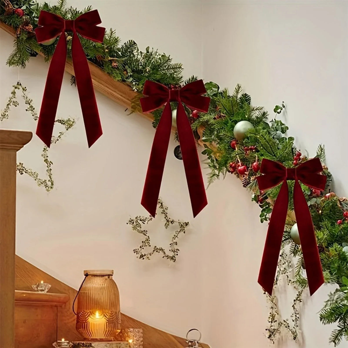 Roodstrik – Grote Rode Kerststrik voor Kerstboom en Feestdecoratie