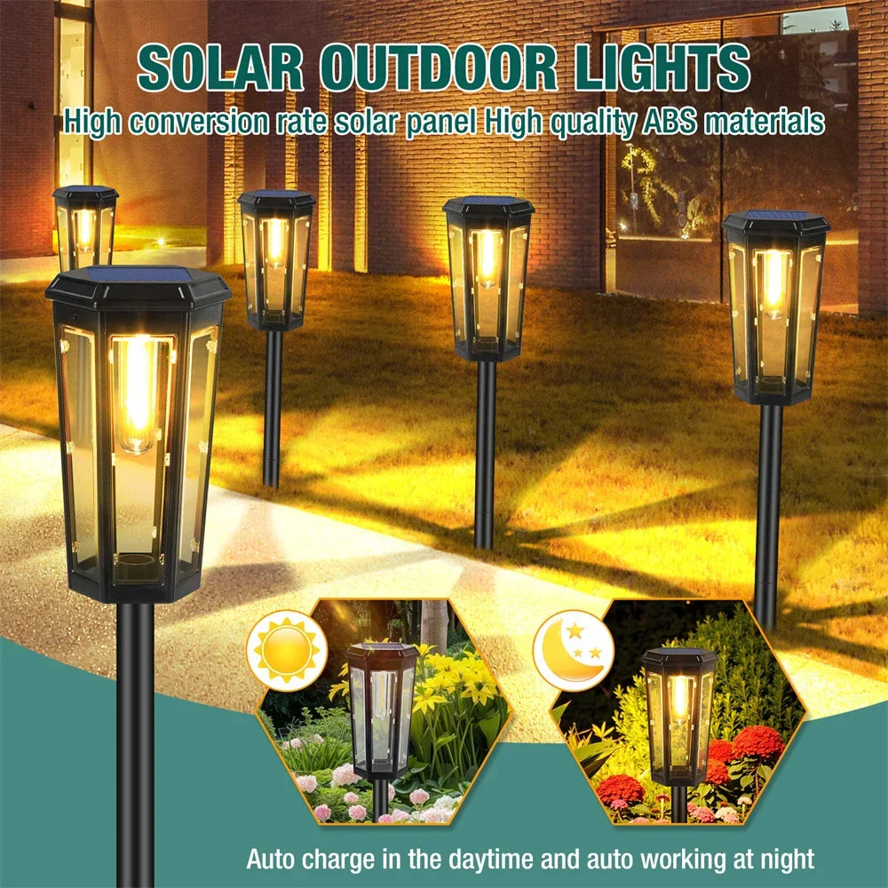 Zonnewegverlichting Waterdichte LED Tuinlampen Buiten