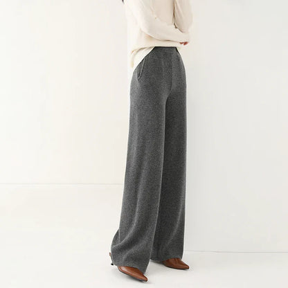 Mare Dames Corduroy Broek – Wijde Pijpen en Elastische Tailleband