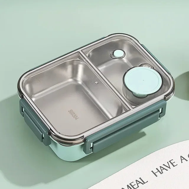 LunchMate Herbruikbare Lunchdoos – Compacte Brooddoos voor Onderweg