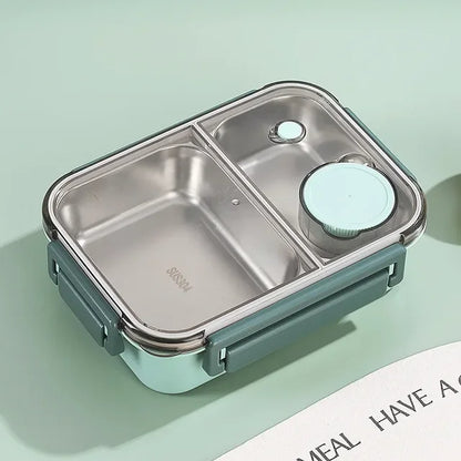 LunchMate Herbruikbare Lunchdoos – Compacte Brooddoos voor Onderweg
