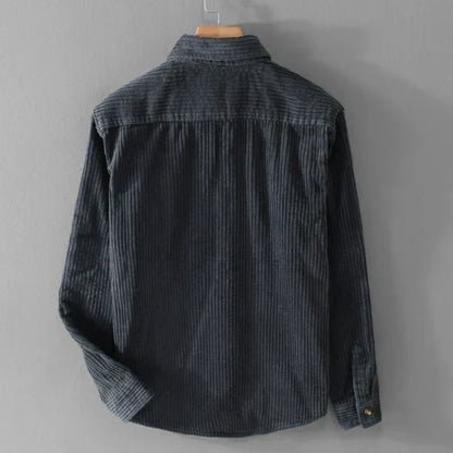 Michael – Heren Corduroy Overhemd met Knopen