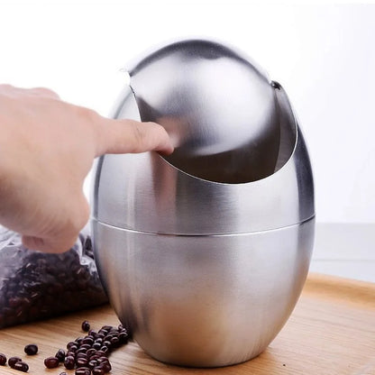 LunaMini Tafelafvalbak 1,5L – Compacte Prullenbak met Deksel