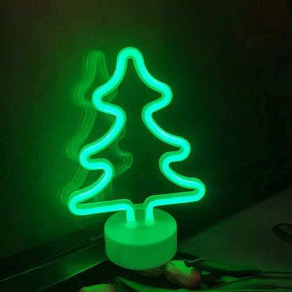 Kerstlicht Neonboom – LED Sfeerverlichting met USB-aansluiting