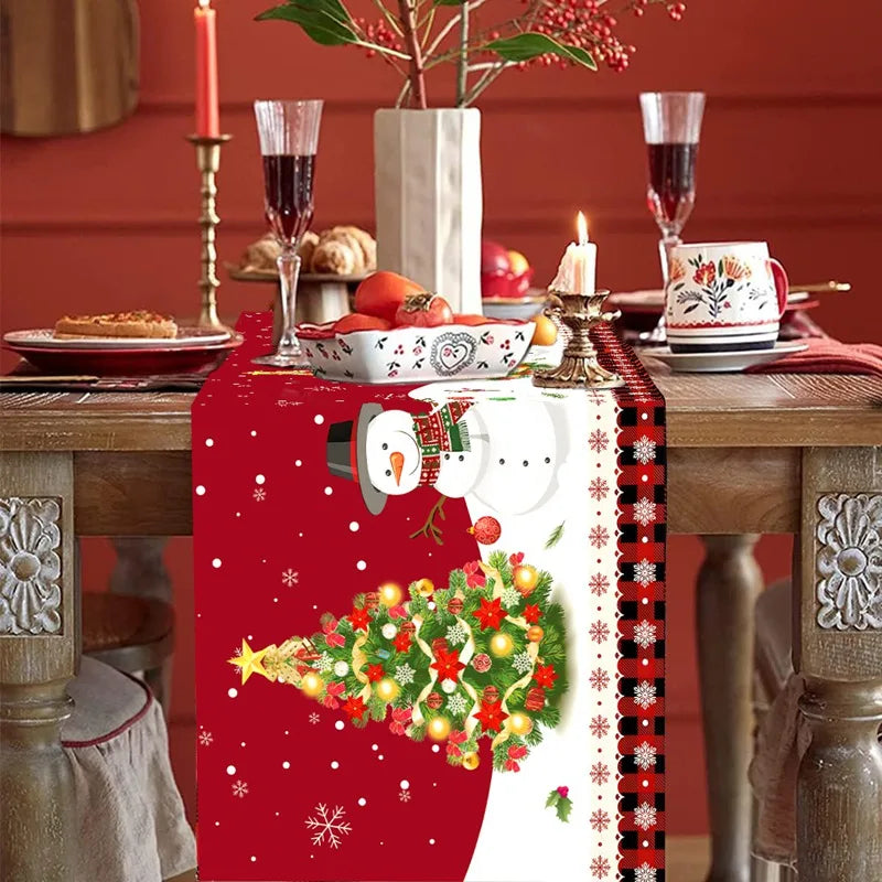 Peperkoekpret Kersttafelloper – Feestelijke Tafeldecoratie