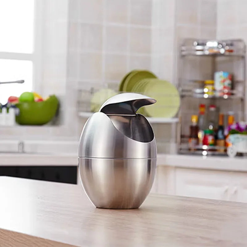 LunaMini Tafelafvalbak 1,5L – Compacte Prullenbak met Deksel