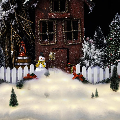 Sneeuwella – Witte Kunstsneeuw Deken voor Kerstdecoratie