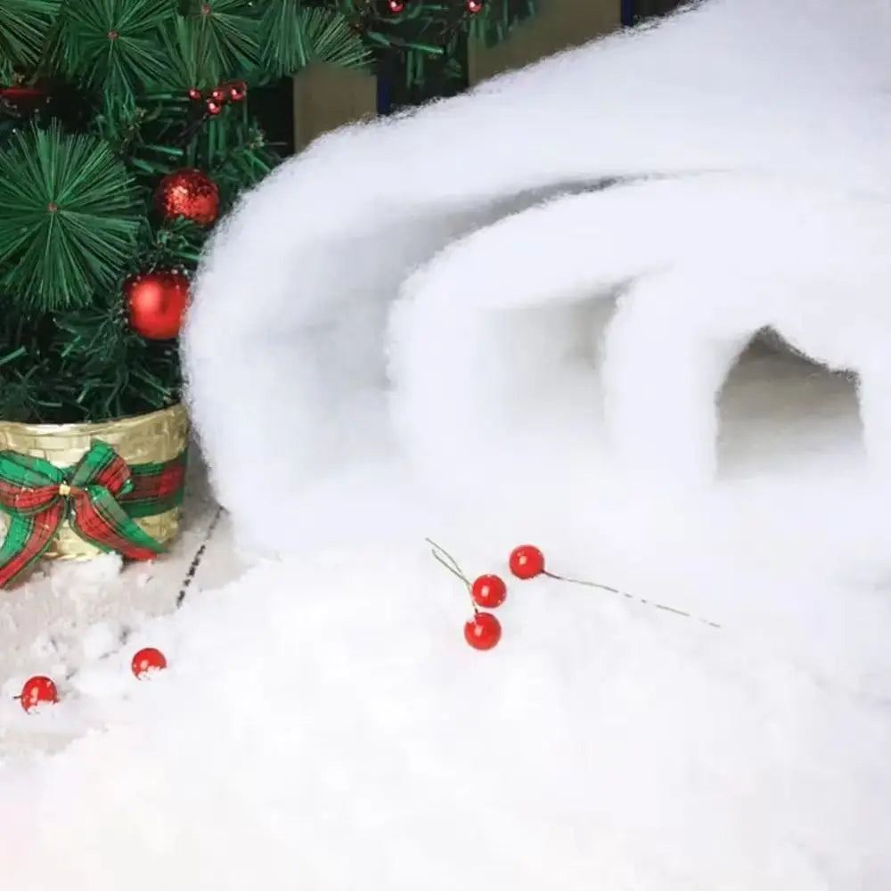 Sneeuwella – Witte Kunstsneeuw Deken voor Kerstdecoratie