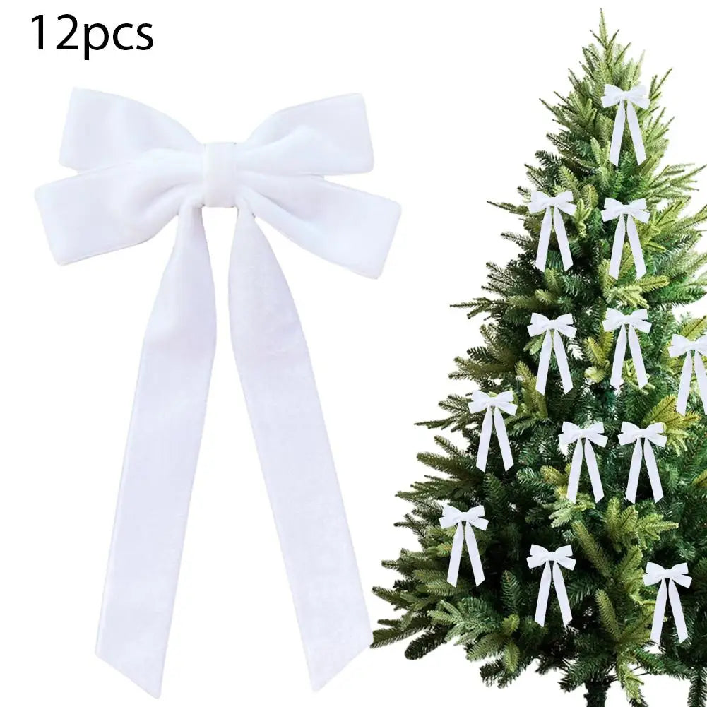 Kerststrikken – Set van 12 Decoratieve Strikken voor de Kerstboom