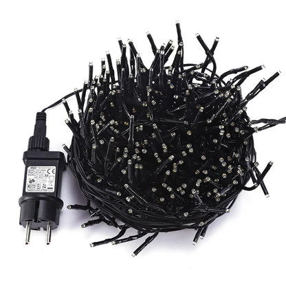 Kerstverlichting 10 Meter met 1000 Warmwitte LED Lampjes
