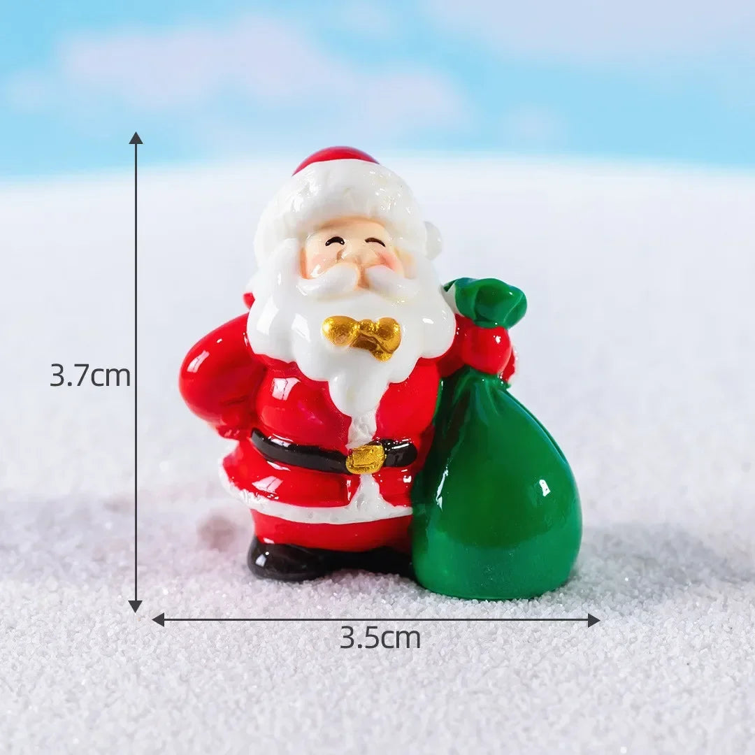 Kerstwereld Figuren – Kerstman en Elanden als Feestdecoratie