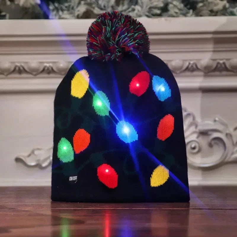 Feestlicht LED Kerstmuts – Feestelijke Muts met Verlichting
