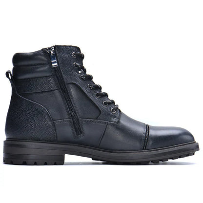 Daan | Robuuste Herenboots met Rits, Veters en Antislipzool