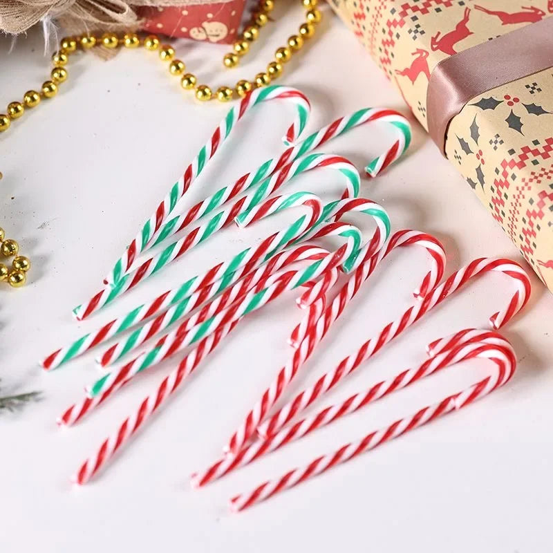Kerst Zuurstokken – Set van 10 of 20 Kerstboom Hangers van 15 cm