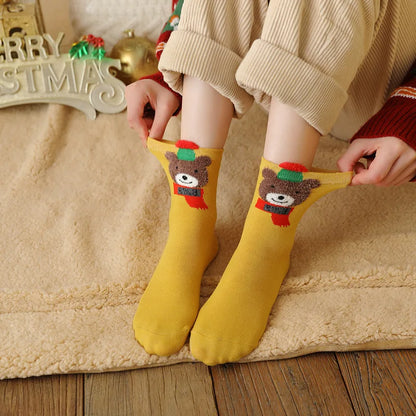 Kerstsokken Dames en Kinderen – Feestelijke Sokken met Kerstmotieven