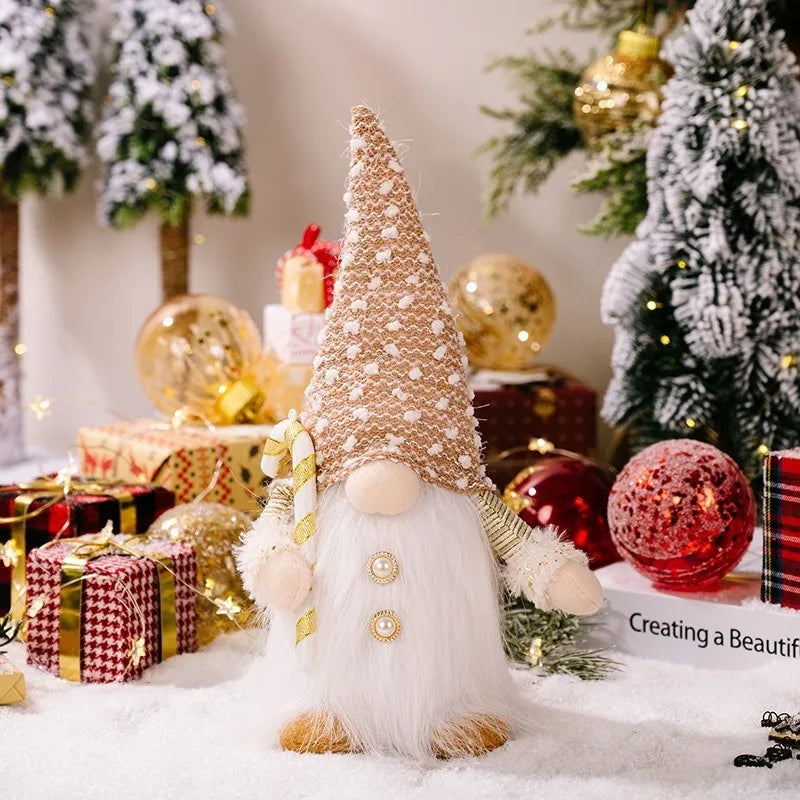Kerstmanpop Feestdecoratie – 30 cm Kerstfiguur voor Binnen