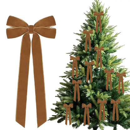Kerststrikken – Set van 12 Decoratieve Strikken voor de Kerstboom