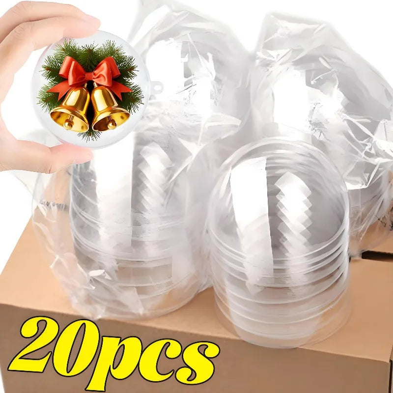 Transparante Kerstballen om te Vullen, 5 tot 10 cm, Diverse Sets