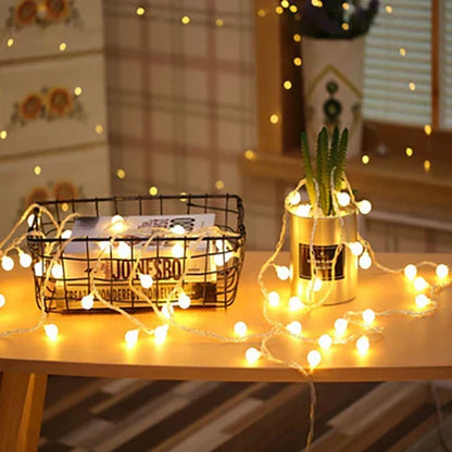 USB Kerstverlichting 3 Meter met 20 Warme Witte LED Lampen