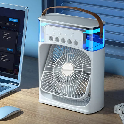 CoolMist Compacte 3-in-1 Luchtkoeler met LED en Watertank
