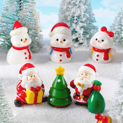 Kerstwereld Figuren – Kerstman en Elanden als Feestdecoratie
