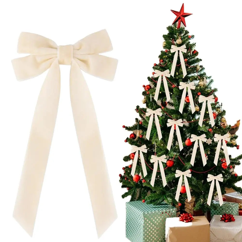 Kerststrikken – Set van 12 Decoratieve Strikken voor de Kerstboom