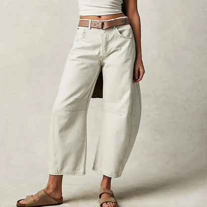 Aurora Wijde Jeans – Dames baggy broek met comfortabele pasvorm