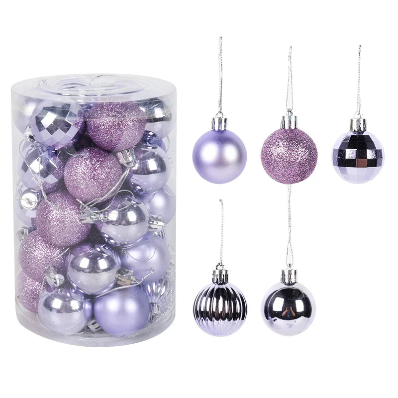 Kerstglans Noëlle – Set van 34 Kerstballen van 4 cm voor de Kerstboom