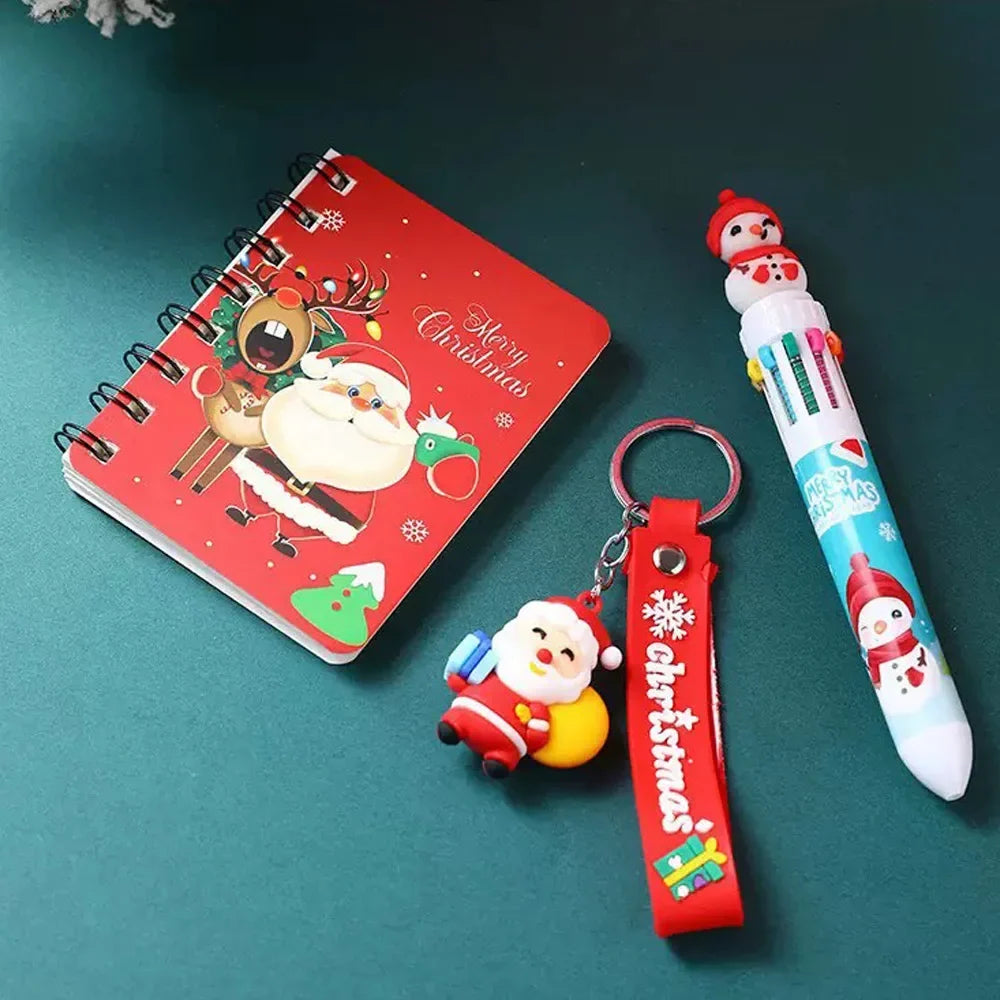 Kerstkriebels – Kerst Schrijfset met Notitieboek, Gelpen en Sleutelhanger