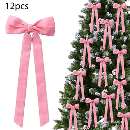 Kerststrikken – Set van 12 Decoratieve Strikken voor de Kerstboom