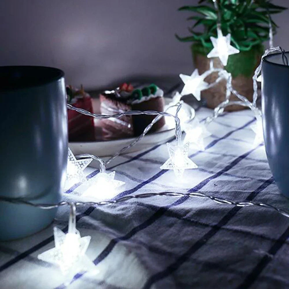 LED Sterrenlichtslinger voor Binnen en Buiten, USB of Batterij