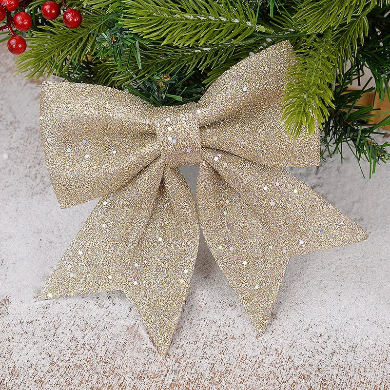 Glittersiera – Kerststrik 21 cm voor Kerstboom en Feestdecoratie